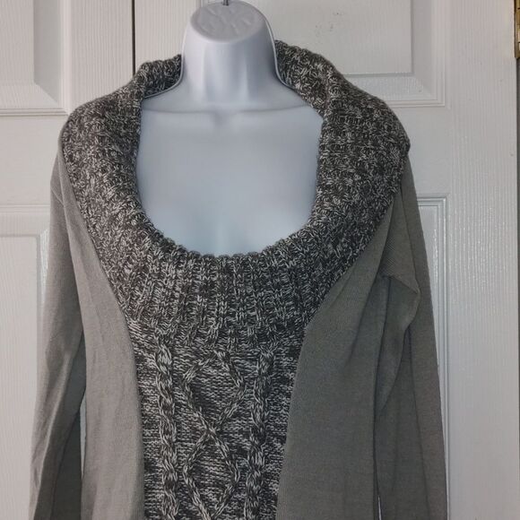 Proof Excellence  gray tunic sweater  Sz L - Picture 3 of 6